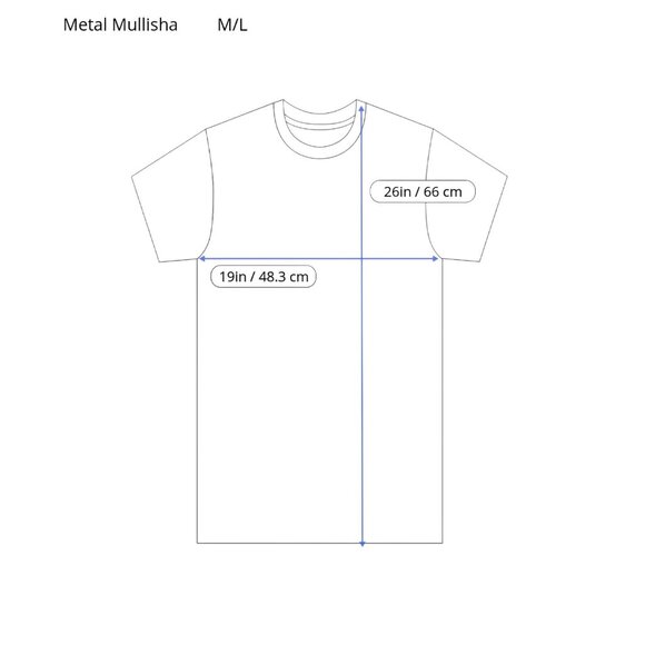 Metal Mullisha RockStar Collab Distressed Graphic Black T-Shirt Rock Gothic - Picture 3 of 13